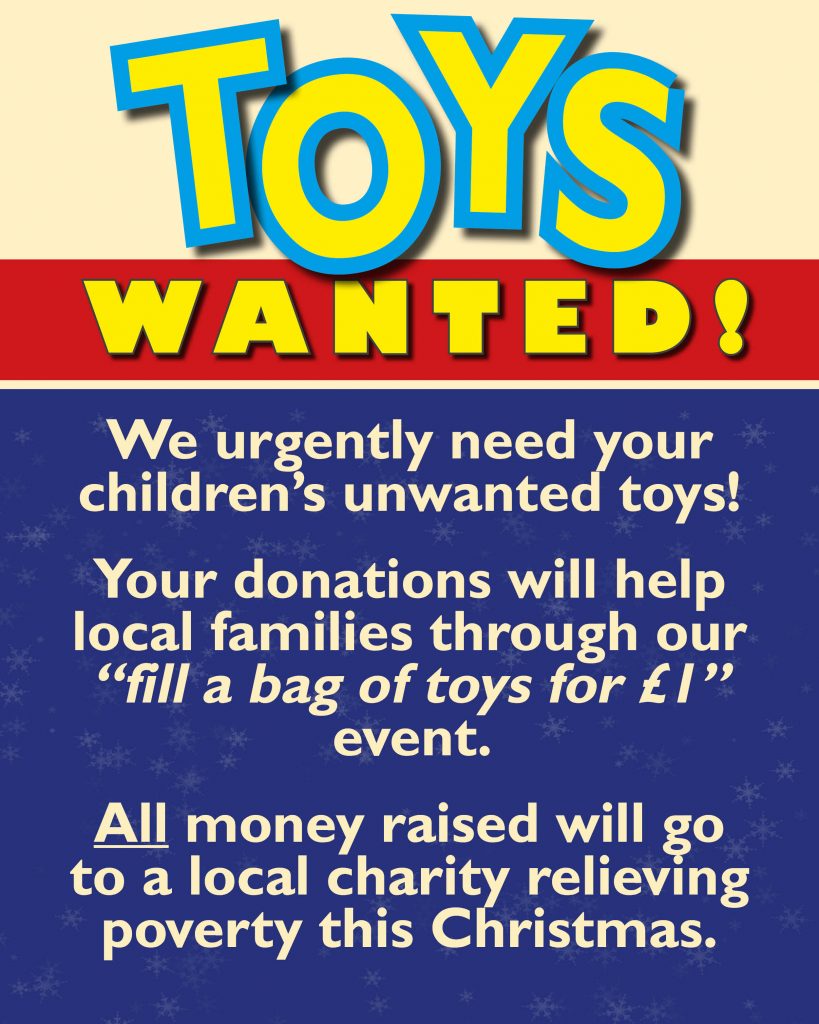 Toys wanted advert